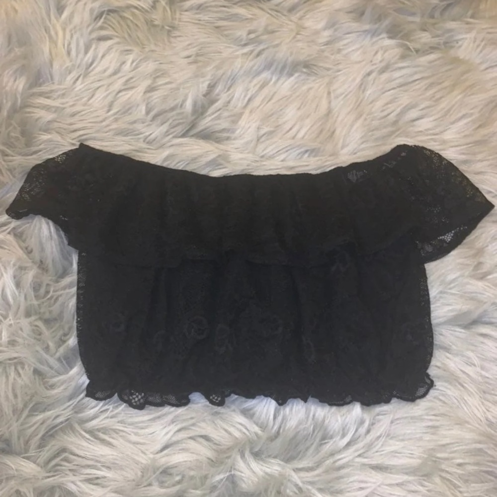 lace off the shoulder top